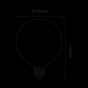 Lampadina a led a globo da 22W e 2600 lumen 3000K