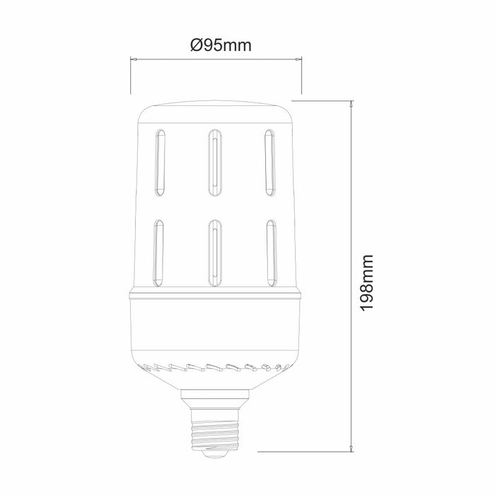 Lampadina a led ad alta potenza 30W E27 3550lumen 2700k