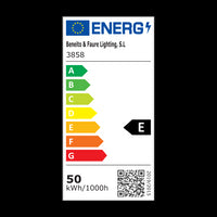 Lampadina a led ad alta potenza ARIA 50W E27 5400lumen - Luce Calda 2700K