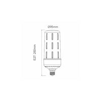 Lampadina a led ad alta potenza ARIA 50W E27 6200lumen - Luce Fredda 5000K