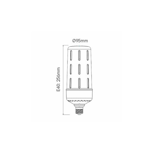 Lampadina a led ad alta potenza ARIA 50W E40 6200lumen - Luce Fredda 5000K