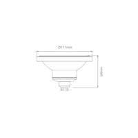 Lampadina a led AR111 LYNK GU10 13W 45 Dimmerabile 3000K