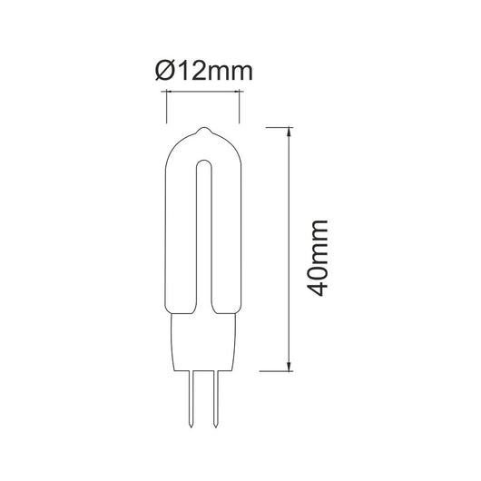 Lampadina a led G4 da 1,6W e 360 5000K