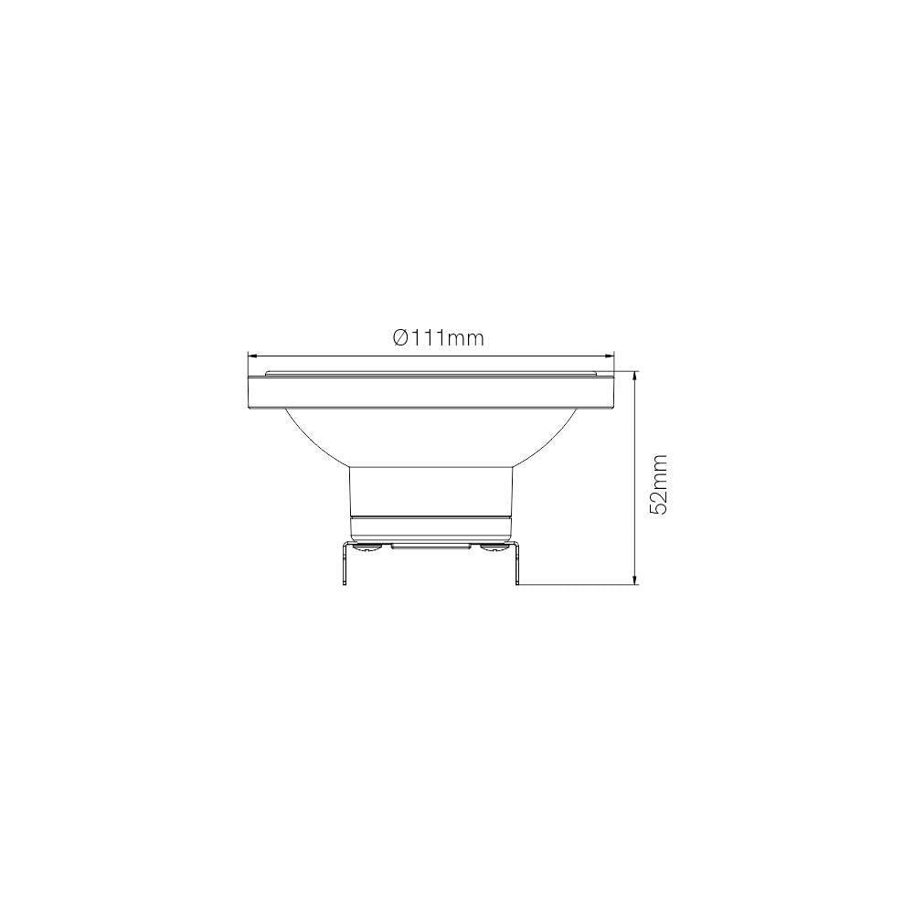 Lampadina a led LYNK AR111 13W 45 12V AC/DC 3000K