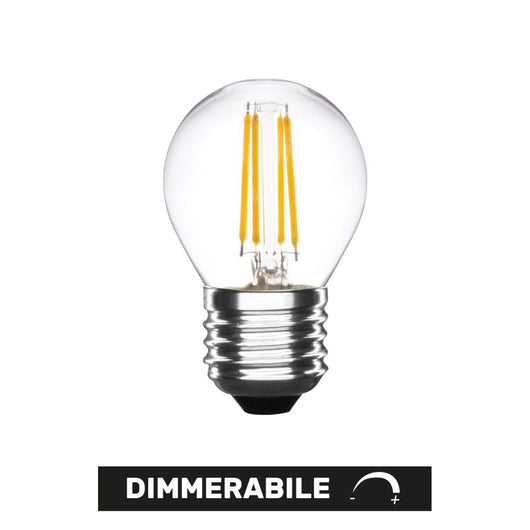 Lampadina a Led Mini Sfera Dimmerabile 5W 2700K E27