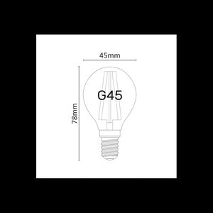 Lampadina a Led Mini Sfera Dimmerabile 6W 2700K E14