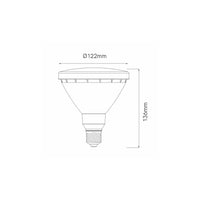 Lampadina a led PAR38 15W E27 Riflettore parabolico Verde