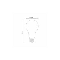 Lampadina classica a led 15W E27 4000k