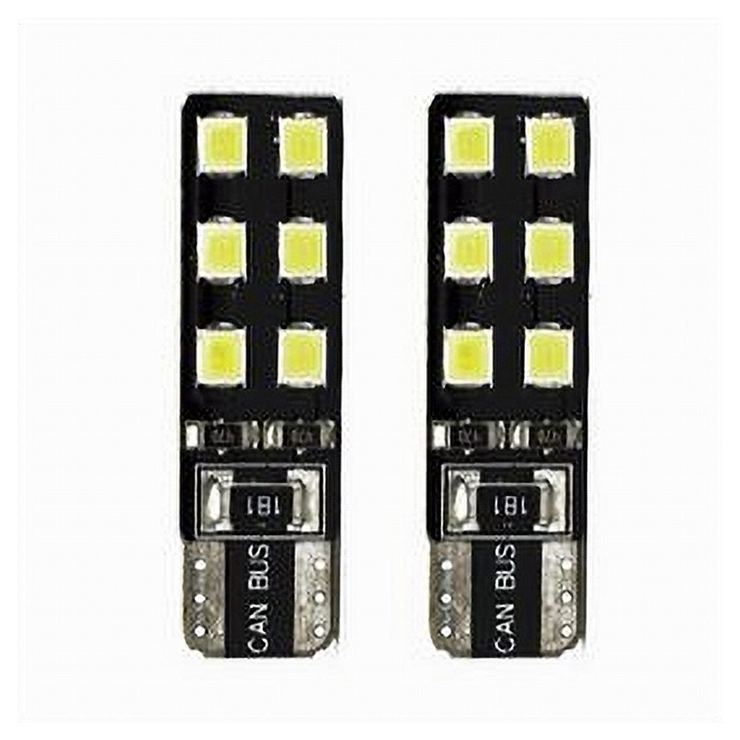Lampadina Di Posizione T10 Maxtech T-103528 12v 12led Canbus 6000k Ultra Luminose         