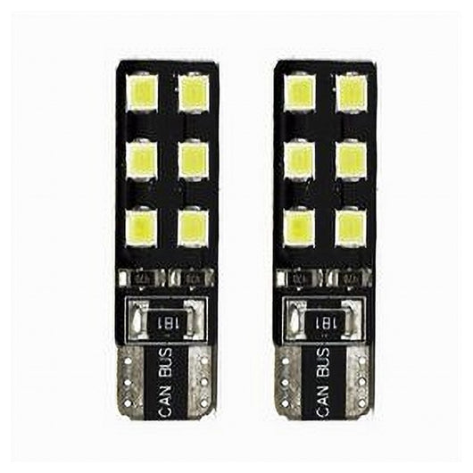 Lampadina Di Posizione T10 Maxtech T-103528 12v 12led Canbus 6000k Ultra Luminose         