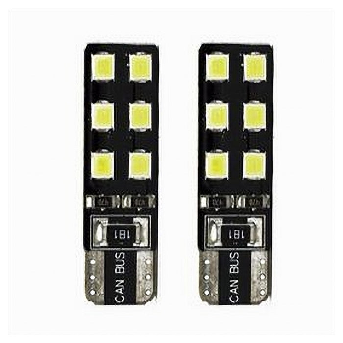 Lampadina Di Posizione T10 Maxtech T-103528 12v 12led Canbus 6000k Ultra Luminose         