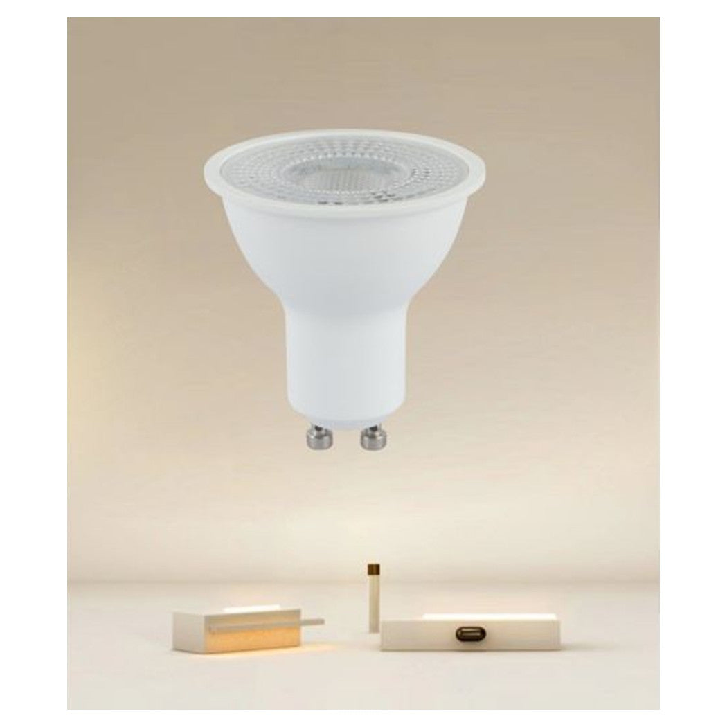 Trade Shop - Lampadina Lampada A Led Gu10 5 Watt 715 Lm Bianco Luce Calda 3000k Ip20 00526         