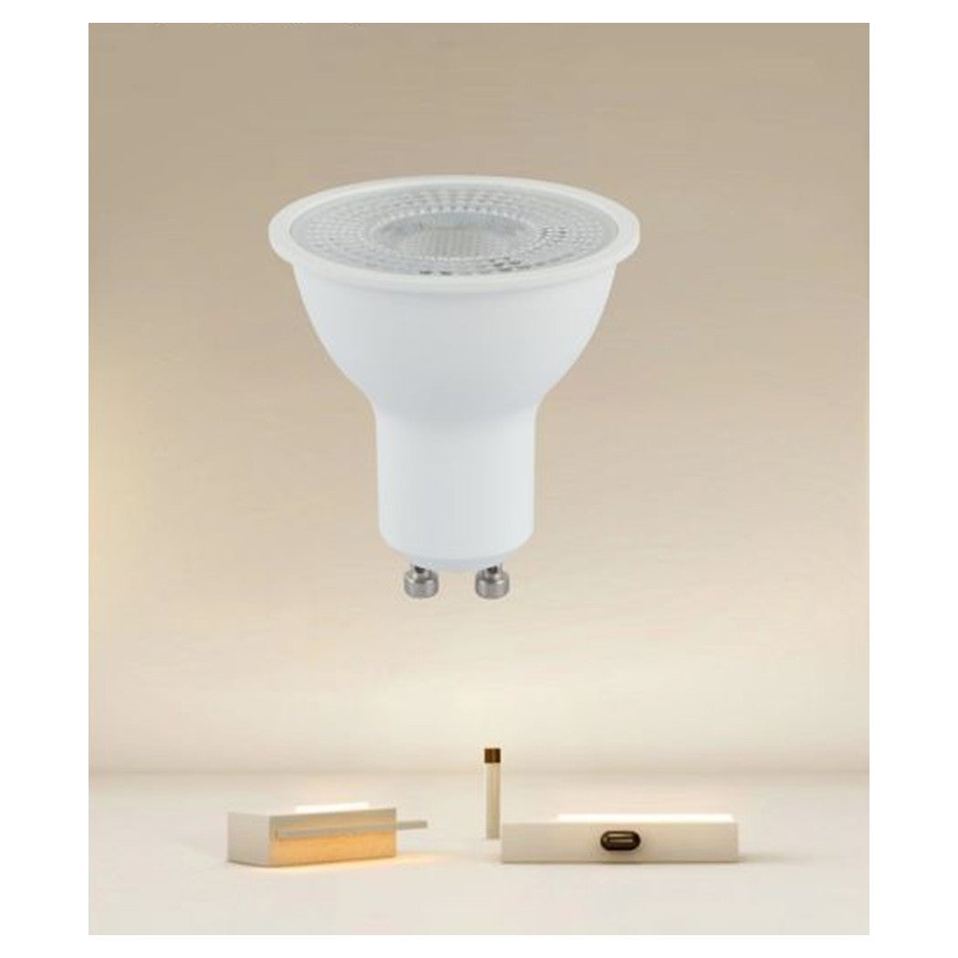 Trade Shop - Lampadina Lampada A Led Gu10 5 Watt 715 Lm Bianco Luce Fredda 6500k Ip20 00502         