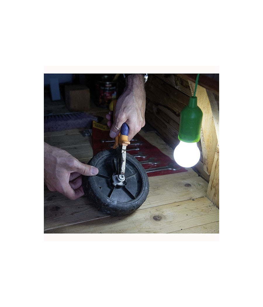 Lampadina Lampada Luce A Led A Batterie Portatile Antiurto Con Corda Senza Fili         