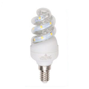 Trade Shop - Lampadina Led 13 Watt E14 1235lm Spirale Vortice Luce Naturale 4000k Calda 3000k         