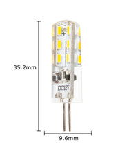 Lampadina Led 3w 24 Smd G4 3014 Attacco A Spillo Luce Bianca Calda Fredda 12v  -bianco Caldo      -