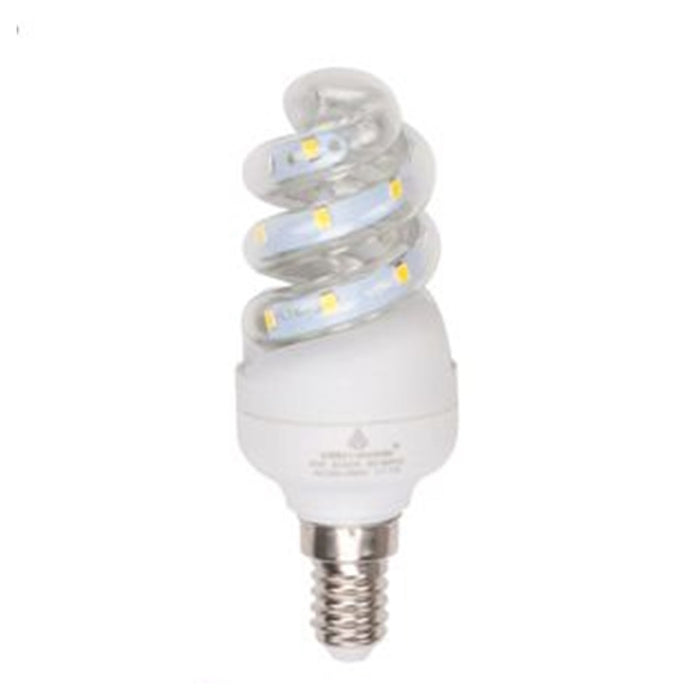 Trade Shop - Lampadina Led 3w E14 285 Lm Spirale Luce Calda 3000k Naturale 4000k Fredda 6500k  -bianco Freddo      -
