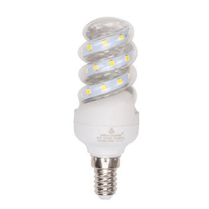 Trade Shop - Lampadina Led 5 W E14 475lm Spirale Luce Calda 3000k Naturale 4000k Fredda 6500k  -bianco Naturale      -