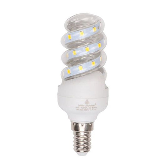 Trade Shop - Lampadina Led 5 W E14 475lm Spirale Luce Calda 3000k Naturale 4000k Fredda 6500k  -bianco Naturale      -