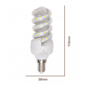 Trade Shop - Lampadina Led 9w E14 855 Lm Spirale Luce Calda 3000k Naturale 4000k Fredda 6500k  -bianco Freddo      -