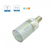 Trade Shop - Lampadina Led E14 6 Watt Tubo Mais Luce Calda Fredda Naturale Illuminazione Led  -bianco Freddo      -