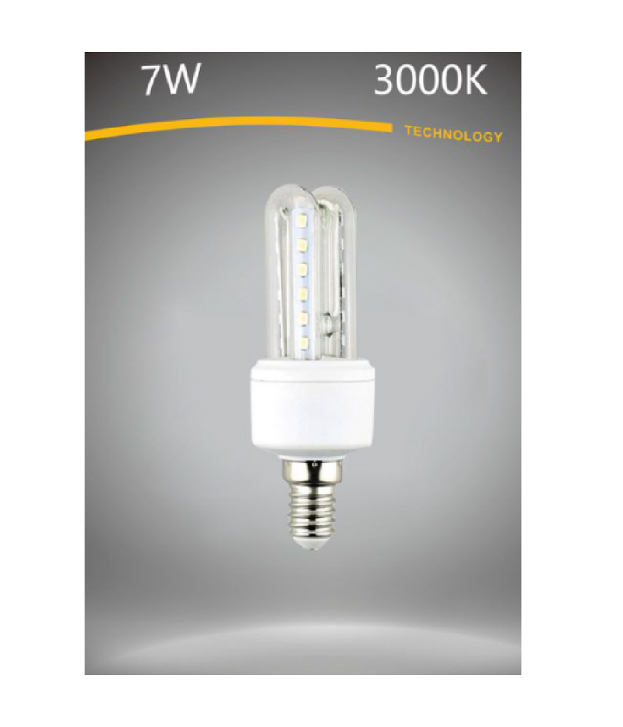 Lampadina Led E14 7 W Bianco Caldo 3000k Freddo 6500k Naturale 4000k 2u-02t         