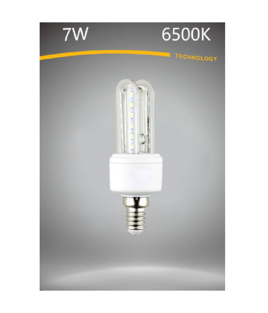 Lampadina Led E14 7 W Bianco Caldo 3000k Freddo 6500k Naturale 4000k 2u-02t         