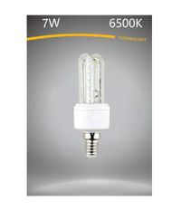 Lampadina Led E14 7 W Bianco Caldo 3000k Freddo 6500k Naturale 4000k 2u-02t         