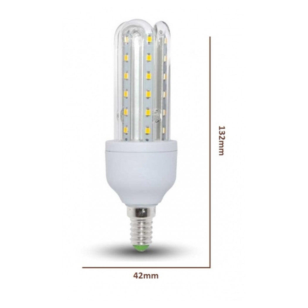 Trade Shop - Lampadina Led E14 7w 3u Jn08 Luce Tubolare Tubo Lineare Luce Naturale 4000k 665lm 87163         