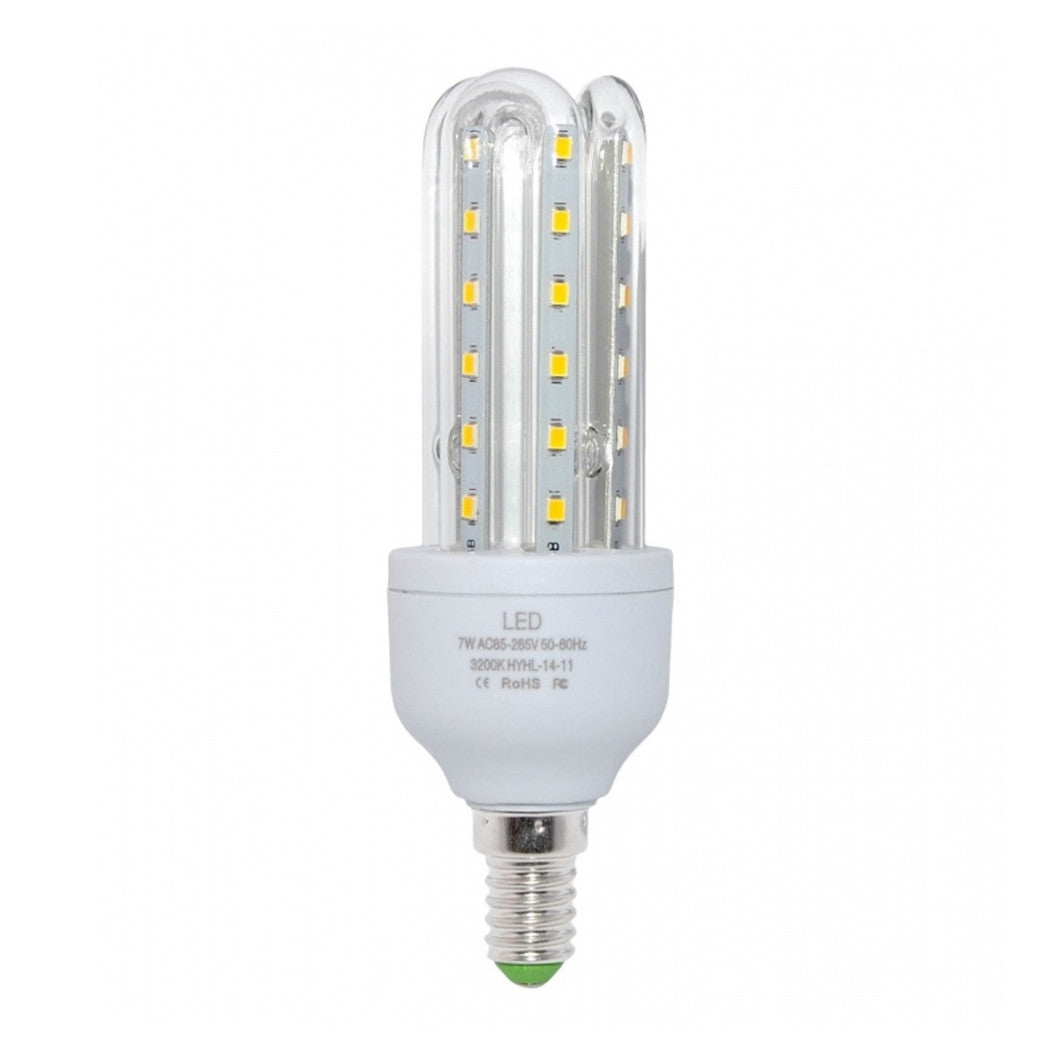 Trade Shop - Lampadina Led E14 7w 3u Jn09 Luce Tubolare Tubo Lineare Luce Fredda 6500k 665lm 87170         