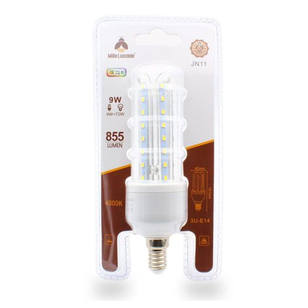 Trade Shop - Lampadina Led E14 9w 3u Jn11 Luce Tubolare Tubo Lineare Luce Naturale 4000k 855lm 87194         