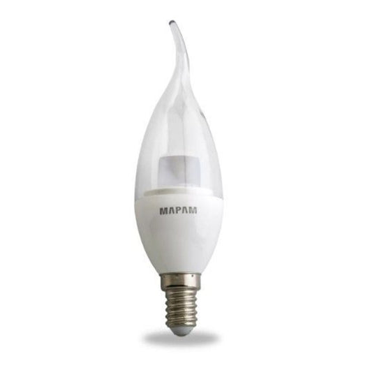 Trade Shop - Lampadina Led E14 Candela Trasparente 5watt Luce Naturale 4500k Alta Qualità 00425         