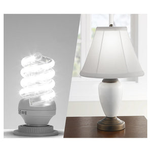 Trade Shop - Lampadina Led E27 24w 2280lm Tortiglione Vortice Spirale Luce Naturale Calda Fredda         