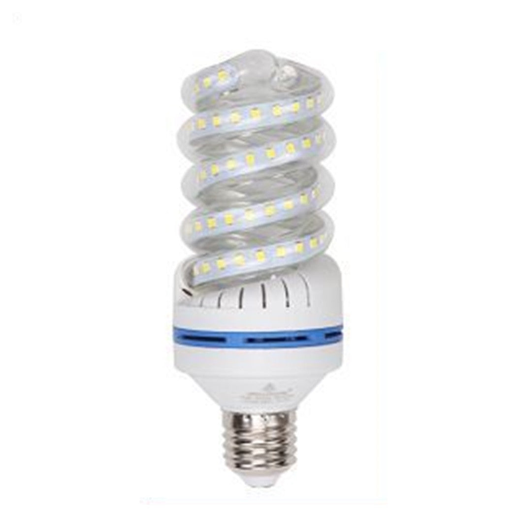 Trade Shop - Lampadina Led E27 24w 2280lm Tortiglione Vortice Spirale Luce Naturale Calda Fredda         