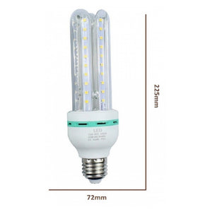 Trade Shop - Lampadina Led E27 24w 4u 2280lm Tubolare Tubo Lineare Luce Calda Fredda Naturale  -bianco Caldo      -