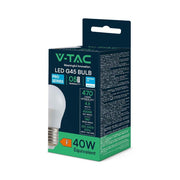 LAMPADINA LED E27 4.5W BULB G45 MINIGLOBO SMD CHIP SAMSUNG - V-TAC