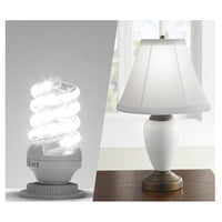 Trade Shop - Lampadina Led E27 5w 475lm Tortiglione Vortice Spirale Luce Fredda Naturale Calda  -bianco Caldo      -