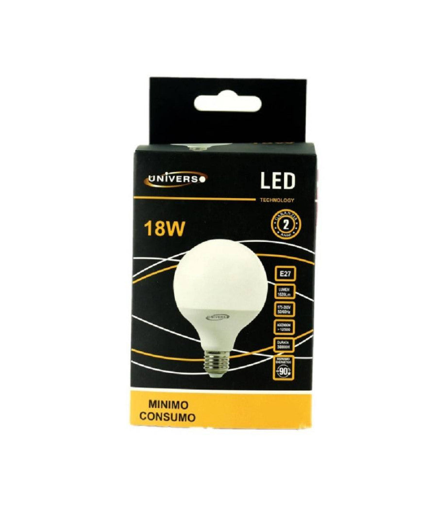 Lampadina Led E27 A Globo G95 18 W Luce Bianco Caldo Freddo Naturale G95-02  -bianco Freddo      -
