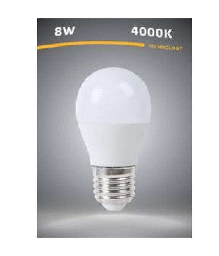 Lampadina Led E27 G45 8 Watt 15d Bulbo Luce Bianco Caldo Freddo Naturale G4509         