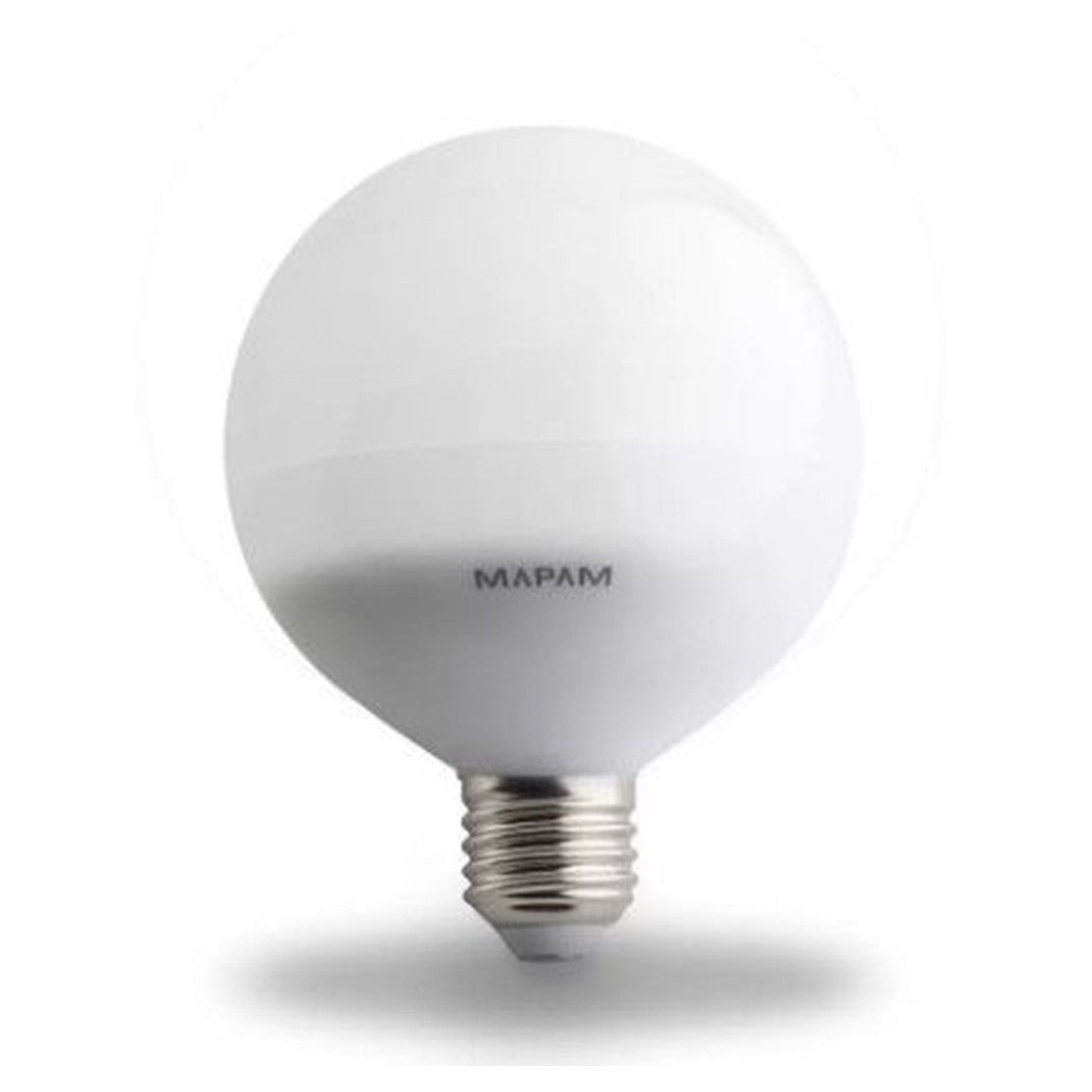 Trade Shop - Lampadina Led E27 Globo G120 16w Attacco Grande Luce Fredda 6500k Palla Sfera 00203         
