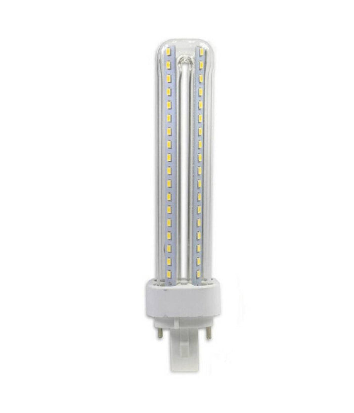 Lampadina Led G24 15 W 2 Pin Lampada Tubolare Luce Fredda Calda Naturale G2415w  -bianco Caldo      -
