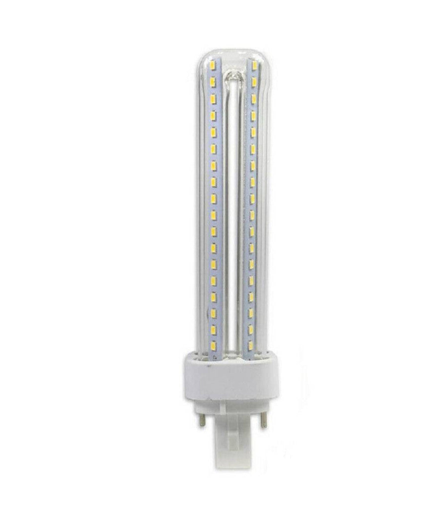 Lampadina Led G24 15 W 2 Pin Lampada Tubolare Luce Fredda Calda Naturale G2415w  -bianco Caldo      -