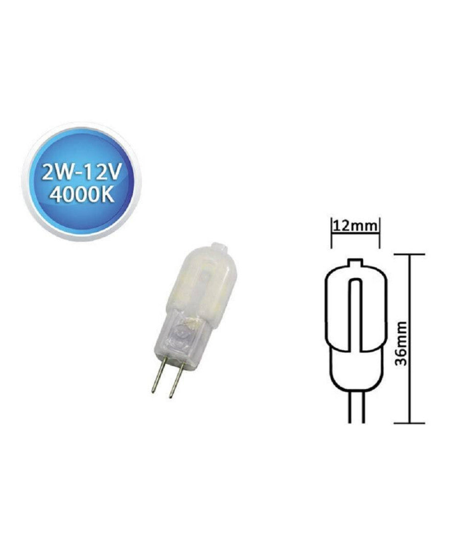 Lampadina Led Smd G4 2 Watt 12v 200 Lumen Luce 3000k 6500k 4000k Faretto         