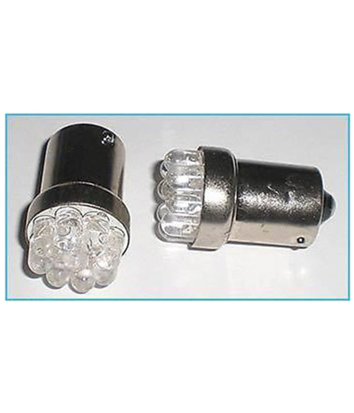 Lampadina Luci Auto 12v Led Bianca Ba15s P21w Segnalazione Acustica Retromarcia         
