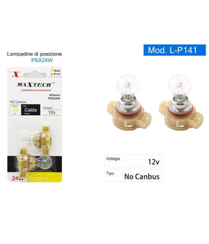 Lampadina Posizione Auto Psx24w 12v 24w Luce Alogena Lampada Segnalazione L-p141         