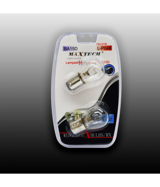Lampadine Automobile Maxtech Ba15d L-p048 12v - 21w Lampadine Ultra Luminose         
