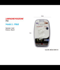 Lampadine Di Posizione 12 V 10 Watt T15 Maxtech L-p068 Lampadine Ultra Luminose         