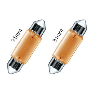 Lampadine Di Posizione Auto Sv8.5 31mm 12v 5w L-p142 No Canbus Luce Calda Alogena         