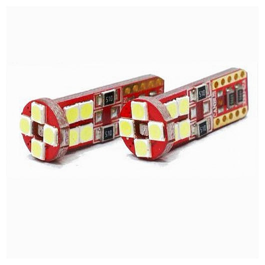 Lampadine Di Posizione Canbus Maxtech L-p056 12v 12 Led 12w Ultra Luminose 6000k         