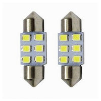 Lampadine Posizione Maxtech Sv8.5-3528 31mm 12v 6led Lampadine Ultra Luminose 6000k         